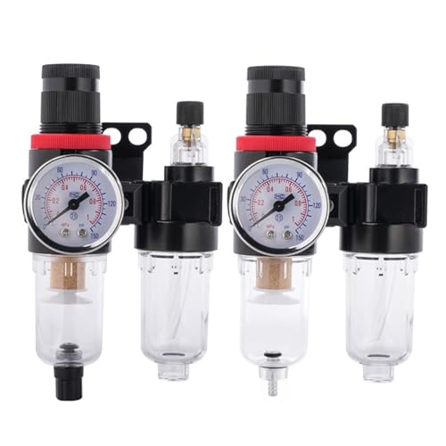Filtre régulateur AFC2000 avec séparateur d'eau et d'huile 1/4 pour compresseur