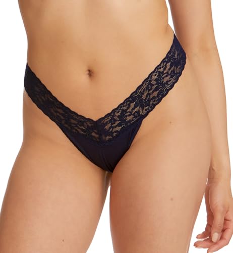 Image of hanky panky - Supima Cotton Low Rise Thongs for Women | Lacy Lingerie, Cotton Panties | 3 or 5 pack