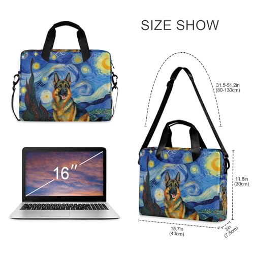 Funda portátil para laptop 15.6 pulgadas con correa y asa miniatura 5