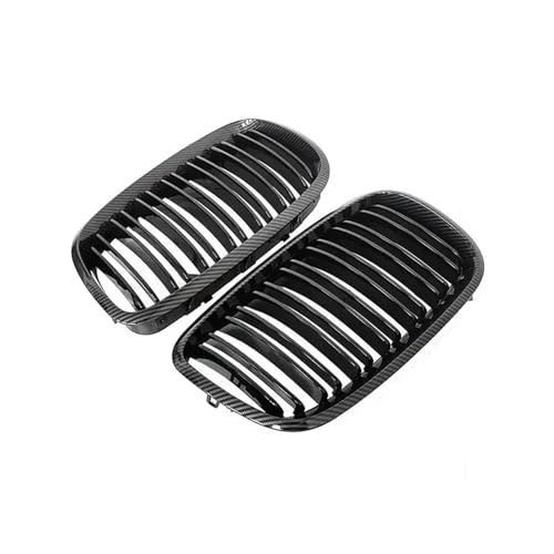 Parrilla delantera de rejilla negra brillante para parachoques de coche X5 E70 X6 E71 2007-2014
