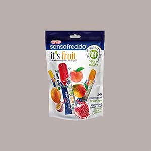 LUCGEL Srl 4×10 Ghiacciolo IT’S FRUIT 99% Frutta Senso Freddo DOLFIN con Succo di Frutta