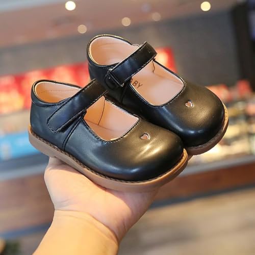 Toddler Kids Bow School Uniform Oxford-Little Girls Flower Dress Party Shoes3