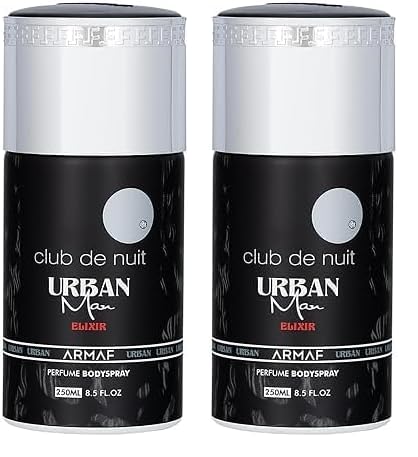 Armaf Club De Nuit Urban Elixir Perfume Body Spray for Men - 250ML (Pack of 2)-image-31