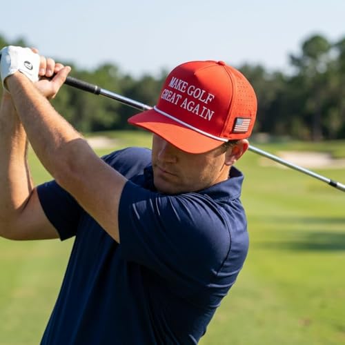 Image of Curves & Clubs Titties Golf Hat - Funny Golf Hat, Titties Hat - Funny American Hat - One-Size-Fits-All - Men's Gifts