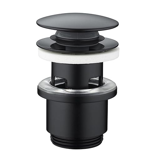 Bonde de lavabo clic-clac pour rénover votre salle de bain noir mat