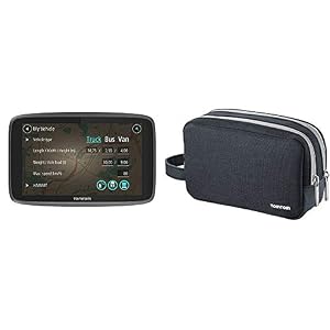 TomTom LKW Navigationsgerät GO Professional 520 (5 Zoll) & Reisetasche (geeignet für alle TomTom Navigationsgeräte mit 4…