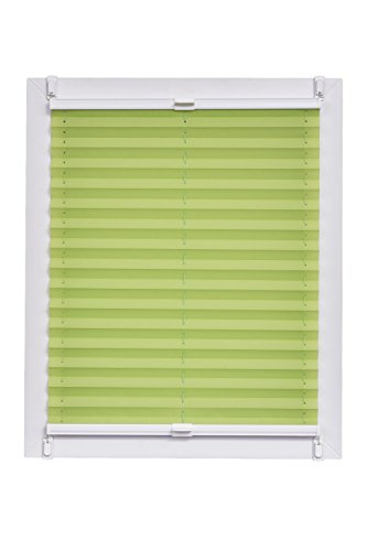 Store plissé 55x150cm vert Klemmfix avec rail blanc Wohn-Guide - 2