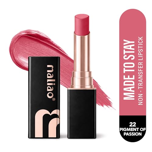 Image of Maliao Made To Stay Lipstick | Non-Transfer Lipstick | Matte Finish | Long-Lasting & Smudge-Proof Formula | Comfortable All-Day Wear | Gment of passion | 3.8g