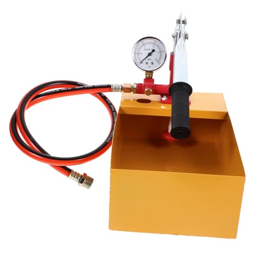 VALICLUD Bomba De Prueba De Presión Manual De 25 Kg, Probador Hidráulico De Aluminio Resistente, Herramienta Para Prueba Presión De Agua y Tuberías, Uso Fontanería y Construcción