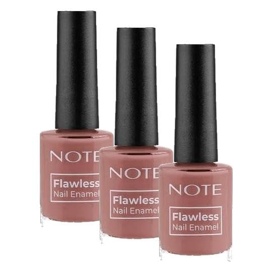 Note Cosmetics Nail Flawless Oje 65 Velvet, Pembe (3 paketi)