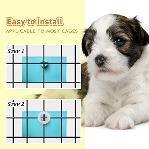 Food and Water Bowl for Hamster/Rabbit/Chinchilla/Guinea Pig Other Small Pets,Rabbit Guinea Pig Hay Feeder,Made from Non-Toxic, BPA Free Plastic and Minimizing Waste and Mess - Image 4