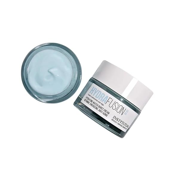 Instytutum HydraFusion 4D HA Water Burst Anti-Aging Face Cream Deep Hydration with Hyaluronic Acid, Peptides, Papaya Enzymes, Squalane & Vitamin E Plumping, Smoothing, Radiance Boost 1.7 oz