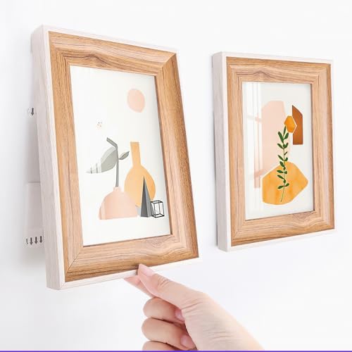 Image of Large Picture Hanging Strips Heavy Duty,12Pairs(24 Strips)Sticky Picture Hangers for Walls,Hanging Pictures Without Nail,Damage Free No Nails Refill Adhesive Poster Strips, White