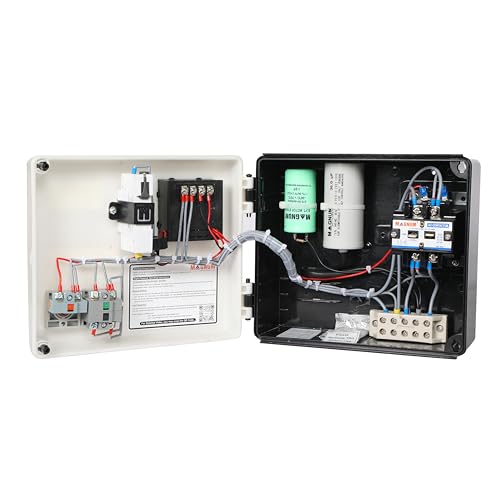 Image of MAGNUM PRADHAAN PRO Submersible Pump Control Digital Panel For Single Phase Submersible Motor Pump - S.P (1.5 H.P (16A, 50 MFD, 120-150 MFD))
