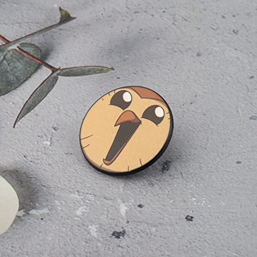 Image of MYOSPARK Owl Inspired Gift Owl Enamel Lapel Pin Owl Fan Gift Owl Jewelry for Women