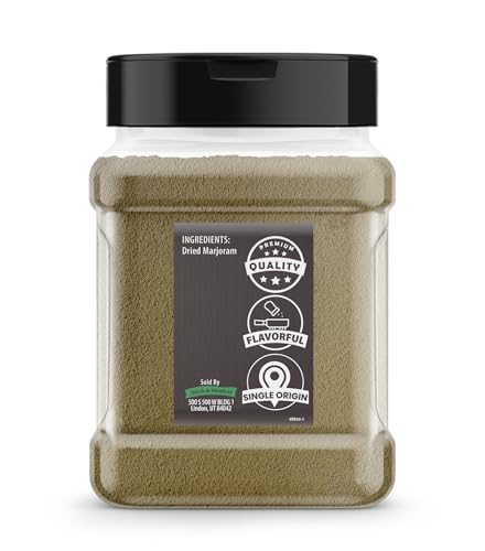 Birch & Meadow Ground Marjoram, 3.5 oz, Sweet & Savory Herb, French & Italian Cuisine