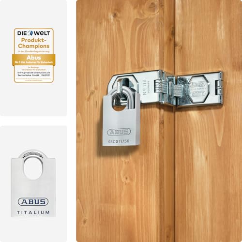Cadenas argenté de haute précision ABUS 96CSTI/50 avec boîtier renforcé en Titalium - 7
