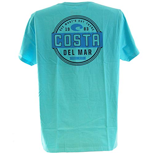 Costa Del Mar Prado Short Sleeve T Shirt, Caribbean, Large