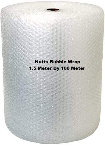 Nutts Air Bubble Wrap Packing Roll for Safety, Multipurpose Packing Material for Home and Office (Length100 Meters) Size 1.5 Meter height (B09DXKBCCL) Amazon Price History, Amazon Price Tracker