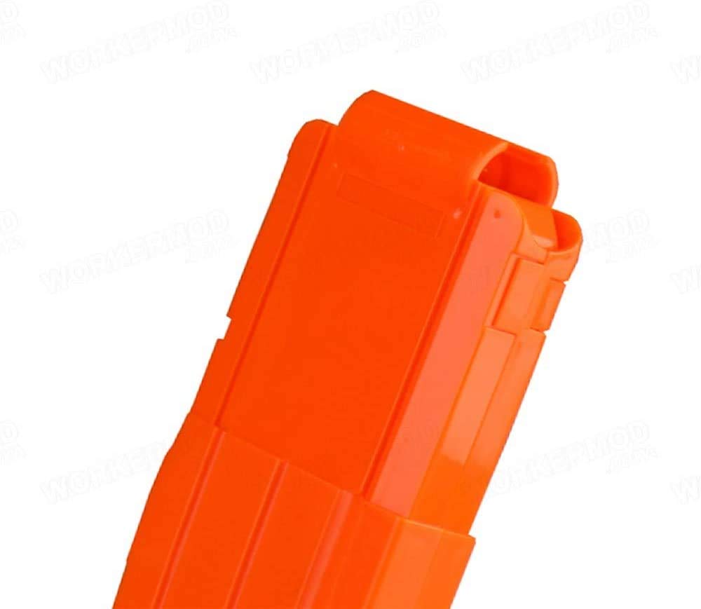 Worker Chargeur 22 Billes Pour Pistolet Fléchettes – Compatible Nerf N-Strike Elite, ABS Tactique, Recharge Rapide