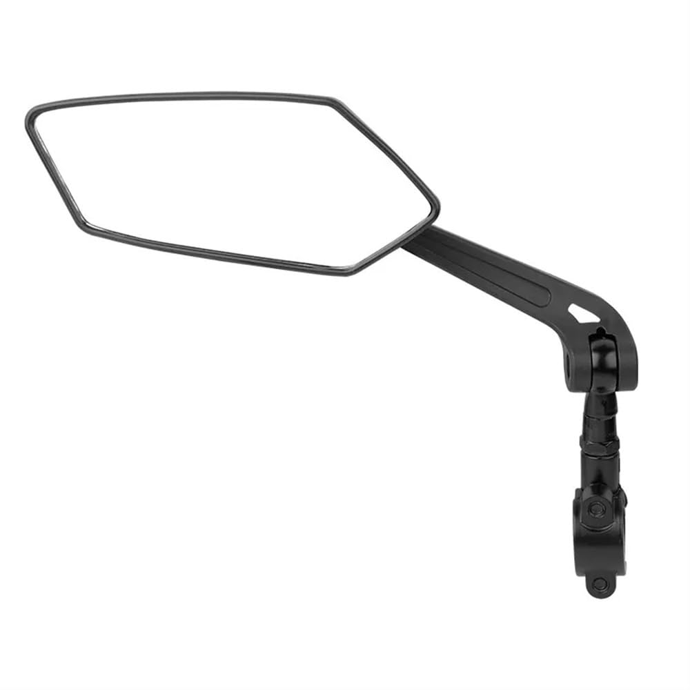 Espejo retrovisor para Bicicleta, Soporte de Metal para Manillar, Montaje Lateral, Reflector de visión Trasera para Bicicleta eléctrica y Scooter, rotación de pivote, le