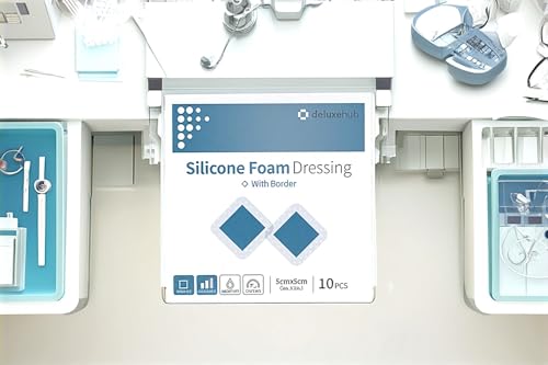 Silicone Foam Dressing with Adhesive Border, 2