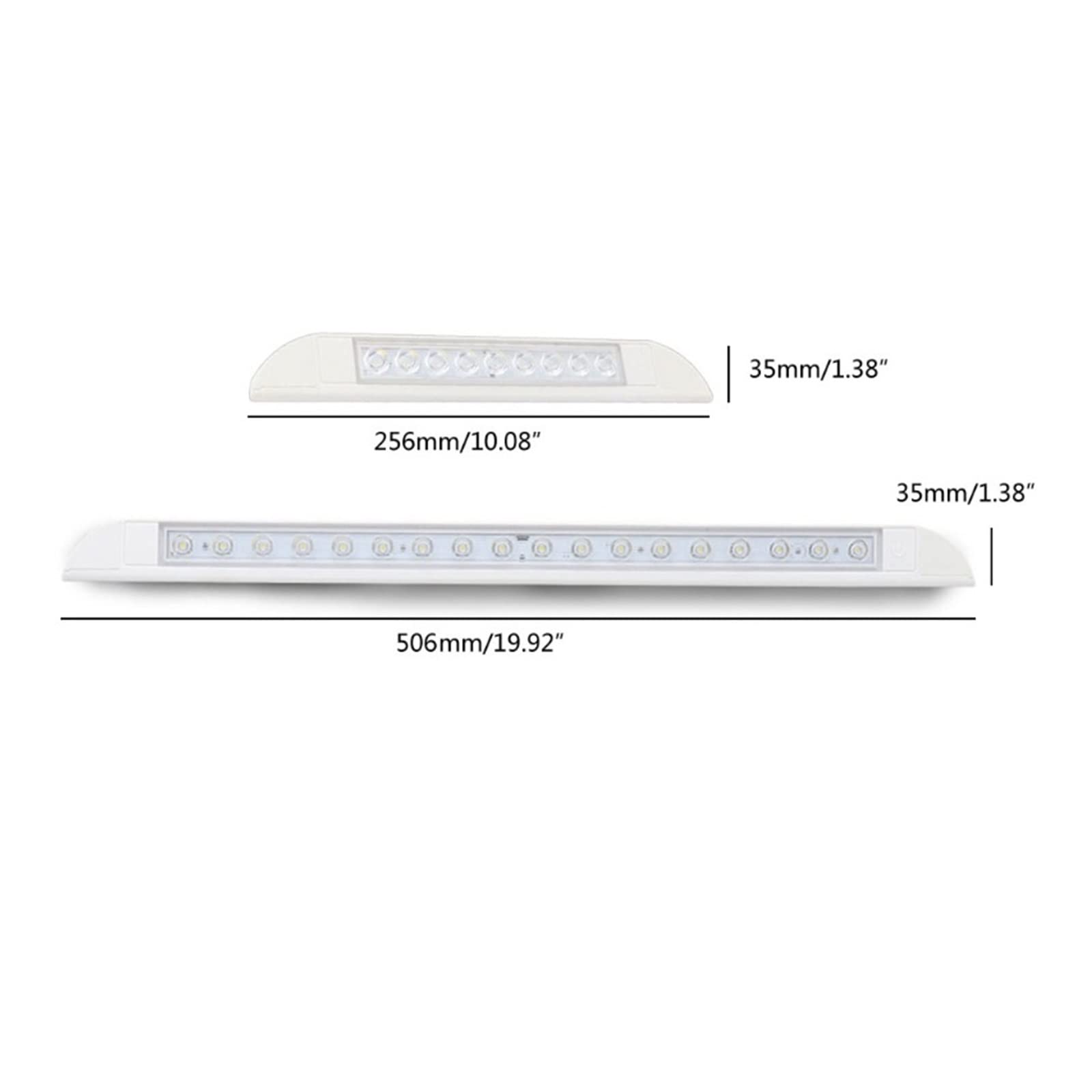 Lampada da esterno for rimorchio Lampada da tenda a LED 12-28V for lampade da parete interne for roulotte RV Attrezzatura da campeggio for esterni(W18)