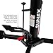 Sunex Tools 7793B 1,000 lb Telescopic Transmission Jack, Hydraulic, Foot Pump Operated, Tilt Saddle with Chain Tie-Down, 74.2 in Max Height