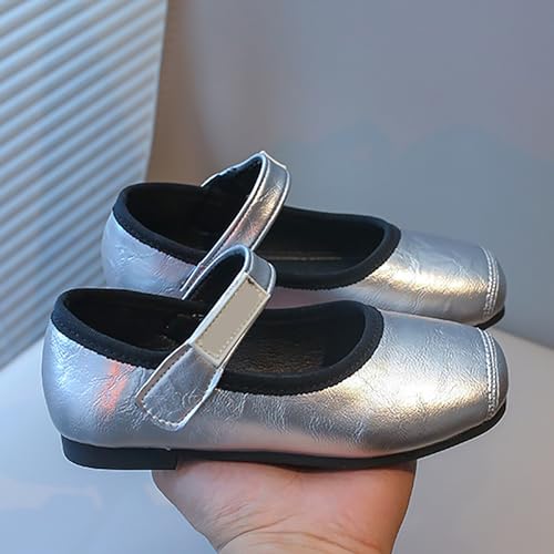 Girls Mary Jane Shoes Toddler Little Girls Dress Shoes Ballet Flat𝐬 for Wedding Part𝐲 School Slide Sandals for Kids3