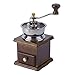 NNDQ Buche Holz manuelle Kaffeemühle Artisanal Handkurbel Kaffee, Mühle Vintage antike Holz Handmühle Kaffeemühle Kaffeemühle Walze