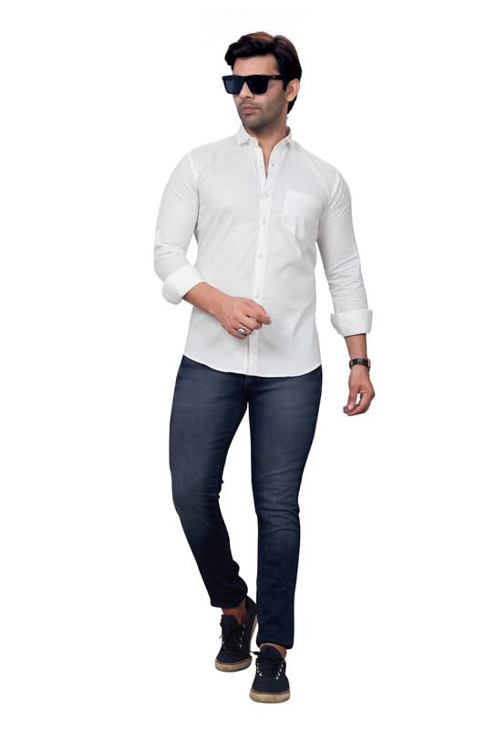 Image of Men's Cotton Regular Fit Fullsleeves Fomal Shirt
