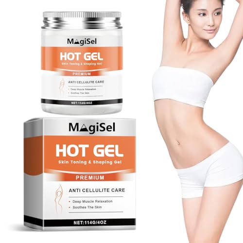 Crema anticelulitica,114g,Crema Reductora Abdomen Mujer Hombre,Potenciador de Entrenamiento para Moldear Cintura,A reducir la apariencia de la celulitis y a aumentar la elasticidad y firmeza de la pie