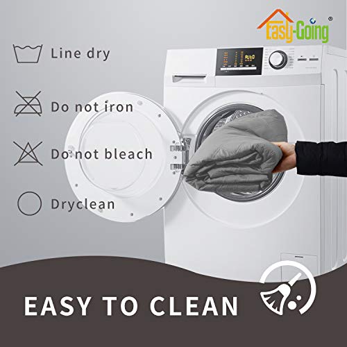 Image of Easy-Going Sofa Slipcover Waterproof Oversized Recliner Chair Cover Non-Slip Fabric Couch Cover for Living Room Washable Furniture Protector for Pets Kids Children Dog Cat (Oversized Recliner, Grey)