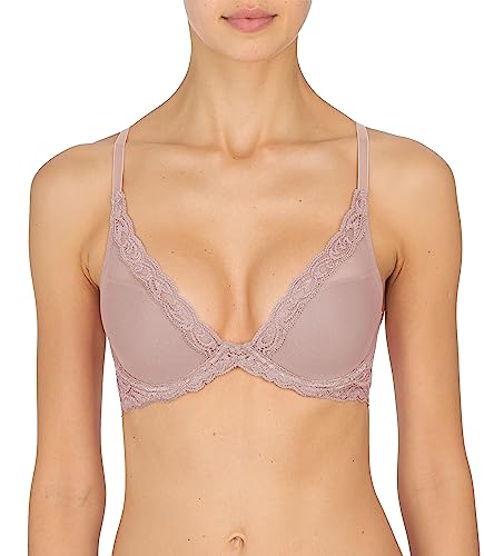 Image of Natori Women Feathers Lace Plunge T-Shirt Bra