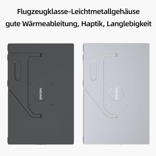 Intehill Tragbarer Monitor 16 Zoll 120Hz Touchscreen Gaming, USB-C FHD 1920x1200 IPS 300 Nits 100% sRGB, Aluminiumgehäuse mit Lautsprecher… – Ansicht 6