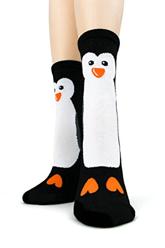 Foot Traffic SS112 Women'S Penguin Slipper Socks thumb #3