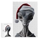 【Une pièce mémorable】 : faites plaisir et défiez votre famille et vos amis en reconstituant cet incroyable puzzle de Grey Alien Christmas Portrait 300 PCS. Ramenez à la maison des heures de plaisir et de divertissement que tout le monde appréciera.