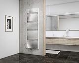 Schulte Badheizkörper Europa, 170 x 60 cm, 910 Watt Leistung, Mittelanschluss, alpinweiß, Heizkörper mit Handtuchhalter-Funktion, H281700-M 04