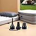 WLngtv 2Pcs Air Pump Replacement Nozzles, 6 Pack Inflatable Pump Nozzles Head, Air Pump Inflator Adaptor Accessory for Partial Air Bed, Air Mattress etc