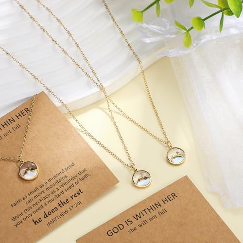 Mustard Seed Necklace for Women Christian Gifts Move Mountains Necklaces Jewelry Religious Faith Graduation Gift4