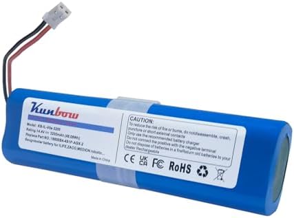 Batteria KYUER 14.4V 2600mAh Per Aspirapolvere | Compatibile ILIFE V3s Pro, Medion MD18500 E Altri