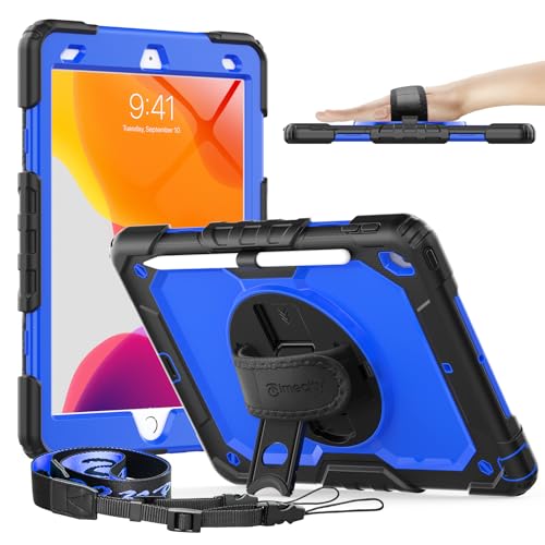 Coque iPad 10.2 antichoc Timecity contre les chutes avec film écran et poignée