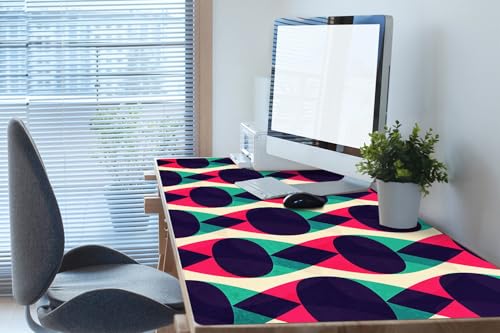 Couverture de bureau en vinyle PVC durable avec des bords arrondis soignés - 2