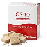 GS-10 Emergency Food - 1 x 500 Gramm Einheit Notfallnahrung – Notfallration - Produkt hermetisch versiegelt - 20 Jahre genießbare Notration - Langzeitnahrung für Survival Kit