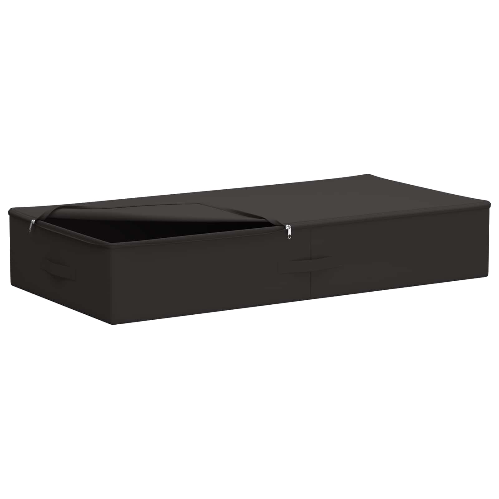 Hothingwell Scatola di immagazzinaggio 24 pezzi in tessuto non tessuto 100 x 50 x 18 cm | Doppio scomparto, pieghevole, manici pratici, poliestere traspirante, uso versatile