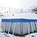 Rothschenk CoverMio XXL Poolkissen Eckig | Luftkissen Winter | Poolpolster für winterfeste Poolabdeckung | Aufblasbare Winterkissen Überwinterung für Pool | Kissen für Pool (2,5 x 5 m)