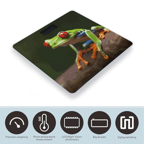 Balanza digital inteligente para baño Red Eyes Tree Frogs miniatura 3