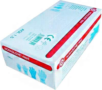 100 Stück Einmalhandschuhe Nitril Hypoallergen, small
