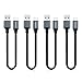 Produktbild aceyoon USB C Kabel Kurz 30cm 4 Stück USB Typ C Ladekabel 2A Lade & Sync USB 2.0 auf USB Type C Nylon Kabel Kompatibel für Huawei P20 Lite P30 Lite Mate 20 Lite P9, Galaxy,usw MEHRWEG