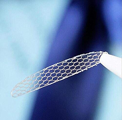 200Pairs(400Pcs) Non Sticky Breathable Lace Mesh Eyelid Tape Natural Invisible Double Eyelid Sticker Big Eye Decoration Instant Lift Eye Lid Perfect for Hooded Droopy Uneven Mono-eyelids Small Eyes - Thumbnail 2